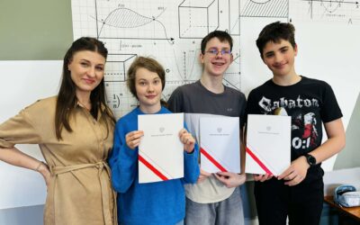 FINALIŚCI I LAUREATKA KONKURSU KURATORYJNEGO Z MATEMATYKI