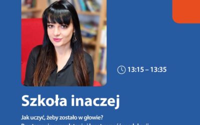 WYSTĄPIENIE NASZEJ WICEDYREKTOR PODCZAS DNIA INSTYTUTU BADAŃ EDUKACYJNYCH W WARSZAWIE