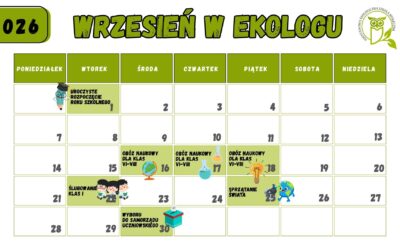 WRZESIEŃ W EKOLOGU